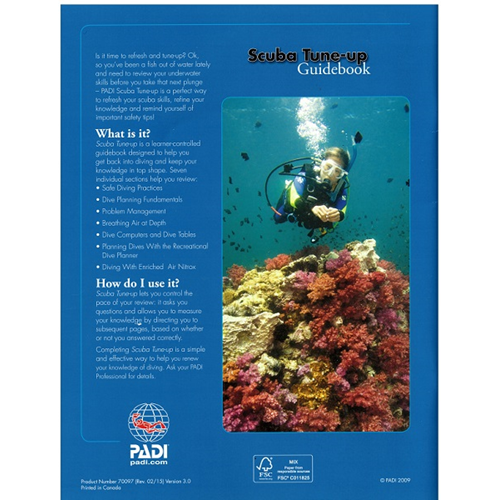 ~ Scuba Tune-Up Manual - PADI